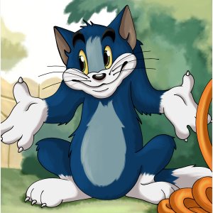 Shrugging Tom Hd Redraw   Tom And Jerry   U Gibus Squidward On Reddit